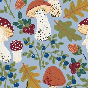 Mushrooms and berries _M