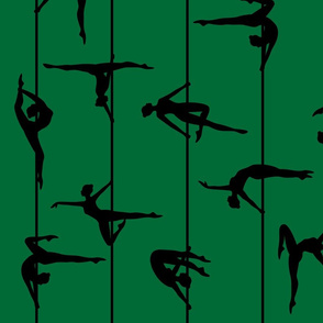 pole dance green  (large scale)