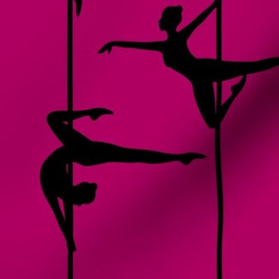 pole dance magenta  (large scale)