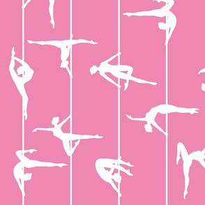 Pole Dancer Fabric, Wallpaper and Home Decor