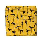 pole dance yellow  (large scale)