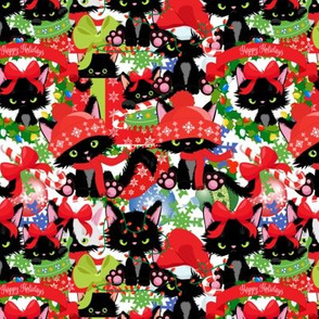 A Horde of Holiday Cats