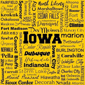 Iowa Cities,  yellow