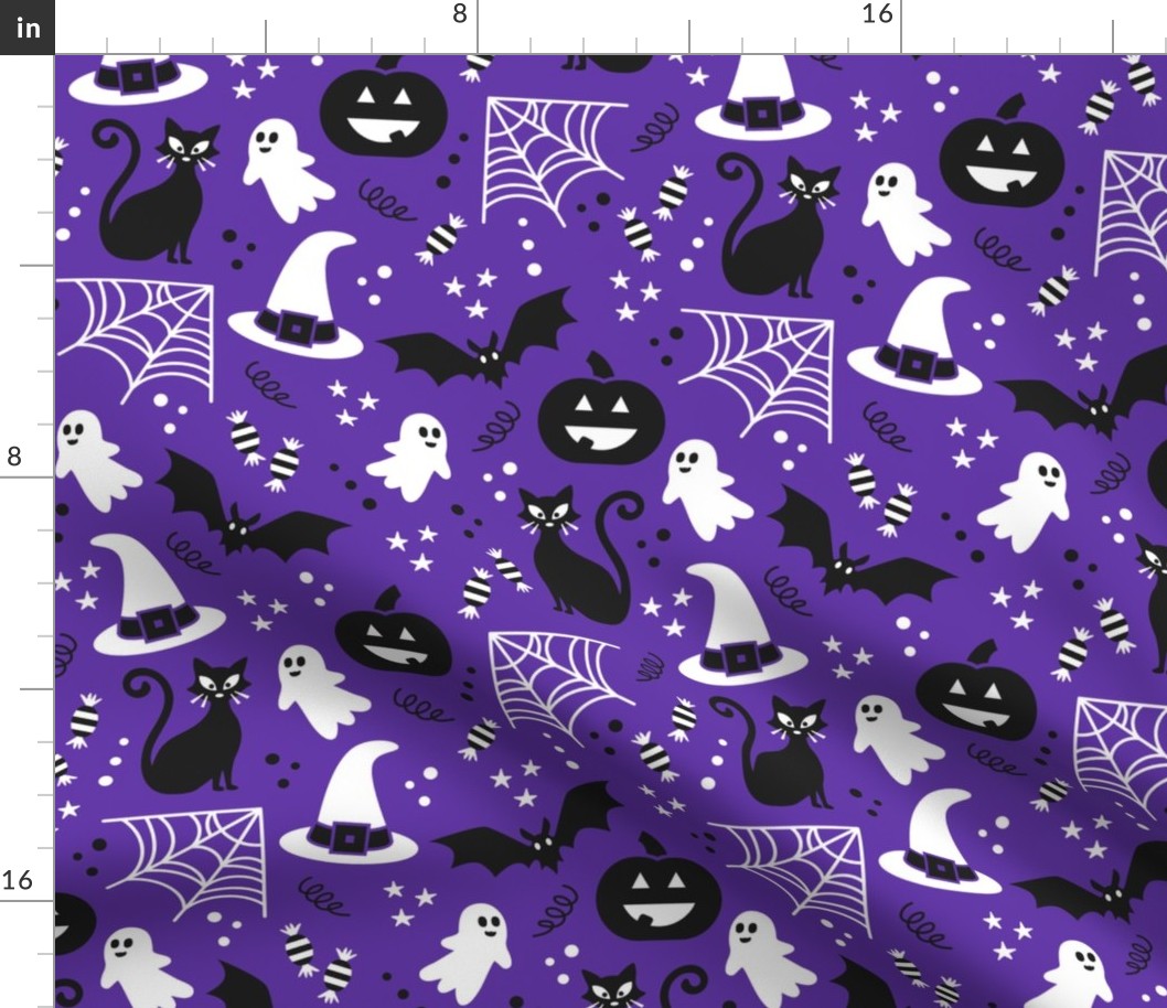 Halloween costume purple party