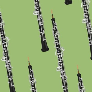 oboe on light green