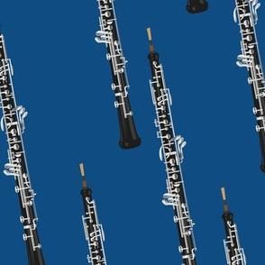oboe on classic blue