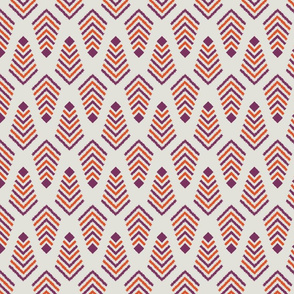 Tribal geometric ethnic rug