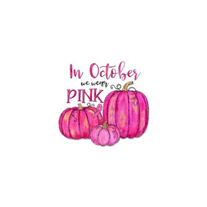 In October We Wear Pink - 4inch graphic