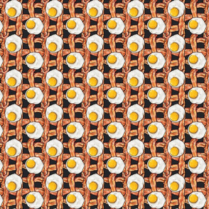 Bacon and Eggs Breakfast on Charcoal, Large