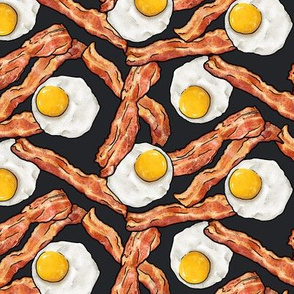 Bacon and Eggs on Charcoal, Large