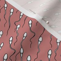 Sperm journey in pink