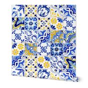 Detailed Azulejos Wallpaper