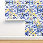 Detailed Azulejos Wallpaper