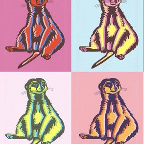 Meerkat Pop Art