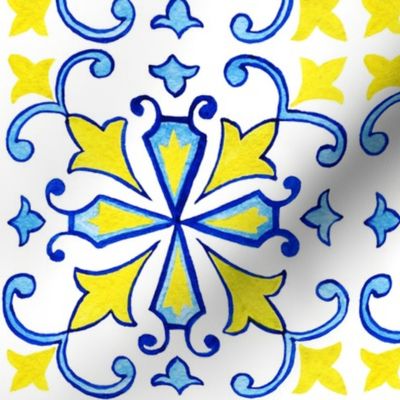 Hand-painted Portuguese Tiles Azulejo