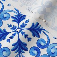 Blue Mediterranean Azulejos