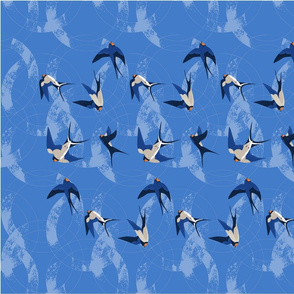 A Swallow Summer - tea towel