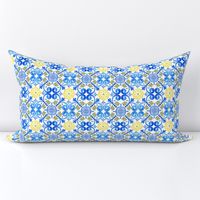 Mediterranean Blue and Yellow Tile