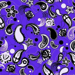 Paisley Spot - Purple