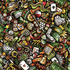 Casino doodle