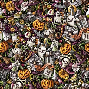 Halloween doodle