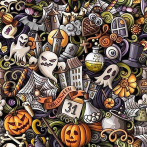 Happy Halloween doodle