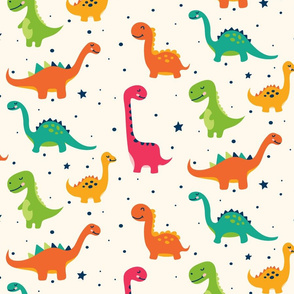 Colorful dinos