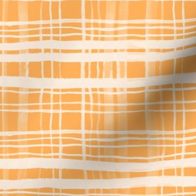 Tangerine & Cream Plaid 