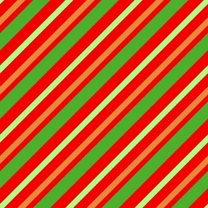 Holidays Funky Stripes Red