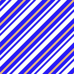 Holidays Funky Stripes Blue
