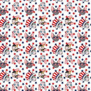 patriotic sphynx stars small