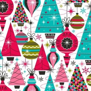 Christmas Holiday Maximalist Spoonflower Fabric by the Yard 