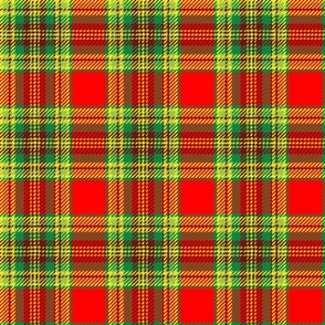 christmas plaid red 