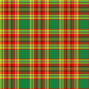 christmas plaid green