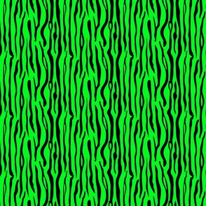 tiger stripe neon green small