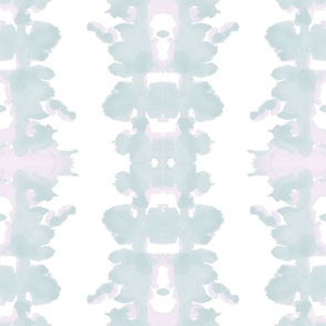 Mist and Lavender double inkblot