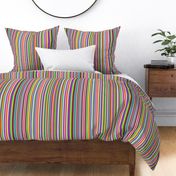 Harmonious Colorful Vertical Stripes Saekdong Inspired