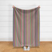 Harmonious Colorful Vertical Stripes Saekdong Inspired