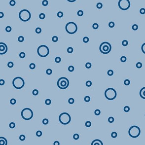 Light Blue Bubbles Seamless Pattern Background Texture