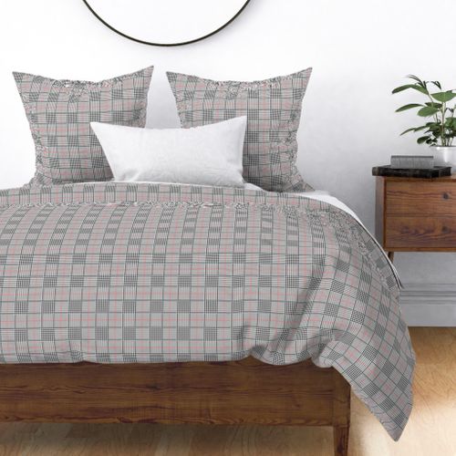 glen plaid duvet cover