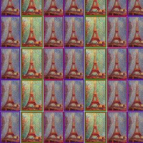 Seurat Eiffel Tower, Fine Art