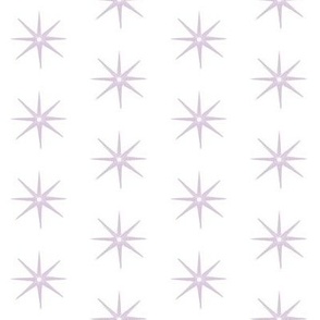 Lilac AND White STARS