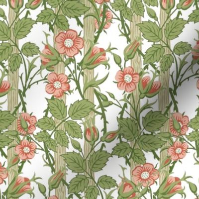 Rambler ~ The William Morris Collection ~ Tangled on White