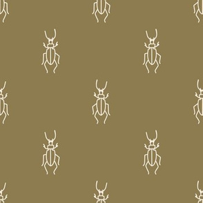 Seamless background bug gender neutral baby pattern.