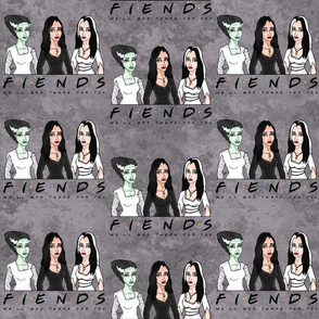 FIENDS Halloween Women Monster Fabric