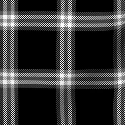 checked plaid black