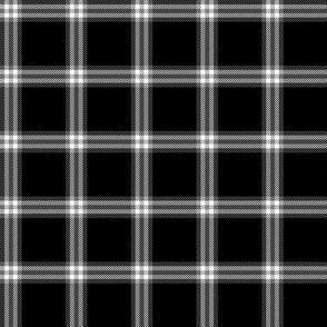 checked plaid black