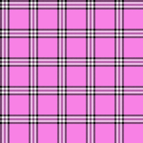 checked plaid pink