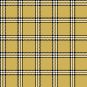 checked plaid light gold