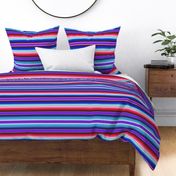 Purple Mexican Serape Blanket Stripes